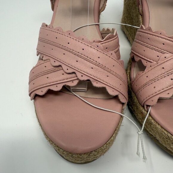 Ted Baker London Taymie Espadrille Wedge Sandals Women's 38 US 7.5 Pink NWOB - Picture 7 of 15